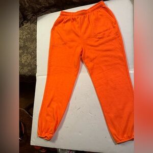 Bright Orange Sweatpants for Men
